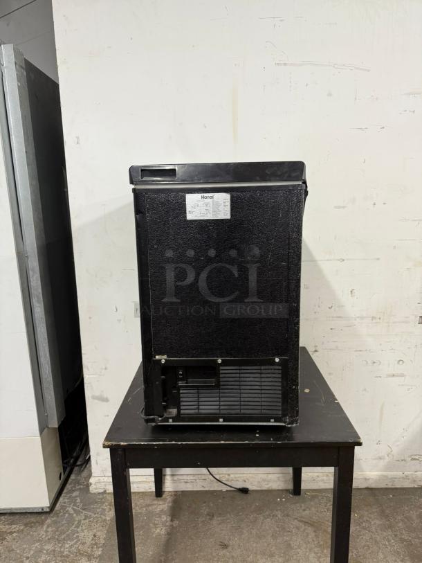 WANAI Deep Small Chest Freezer 3.0 Cu.Ft BC/BD-63 in black, model BC/BD 110, visible label, used condition.