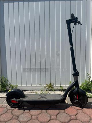 Hover-1 Self Balancing Electric Scooter, black, LED lights, 18 mph, UL 2272 Certified, appears in used condition.
