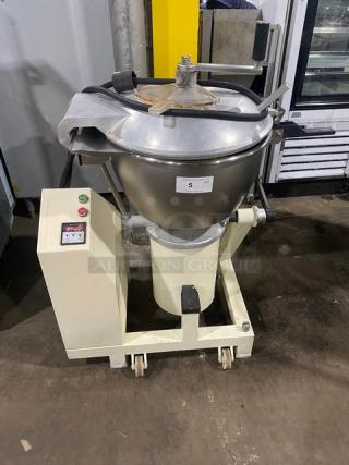 Stephan VCM44 commercial electric vertical cutter/mixer on casters, 208V, single phase. Good condition, control panel visible.