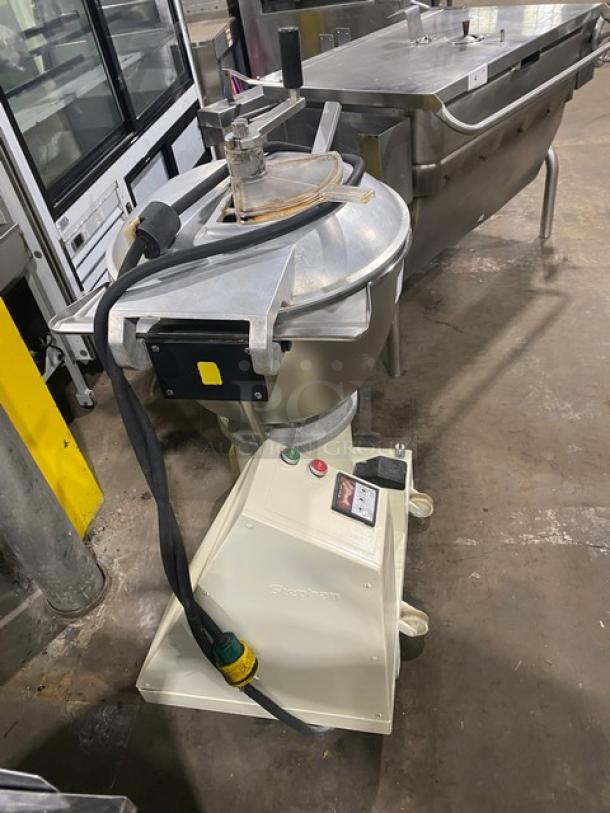 Stephan VCM44 commercial electric cutter/mixer, 208V, 1 phase, on casters, with controls, in used condition.