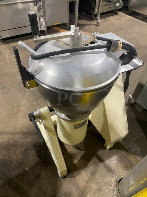 Stephan VCM44 heavy-duty vertical cutter/mixer, 208V, 1 phase, on casters; stainless steel bowl, used condition.
