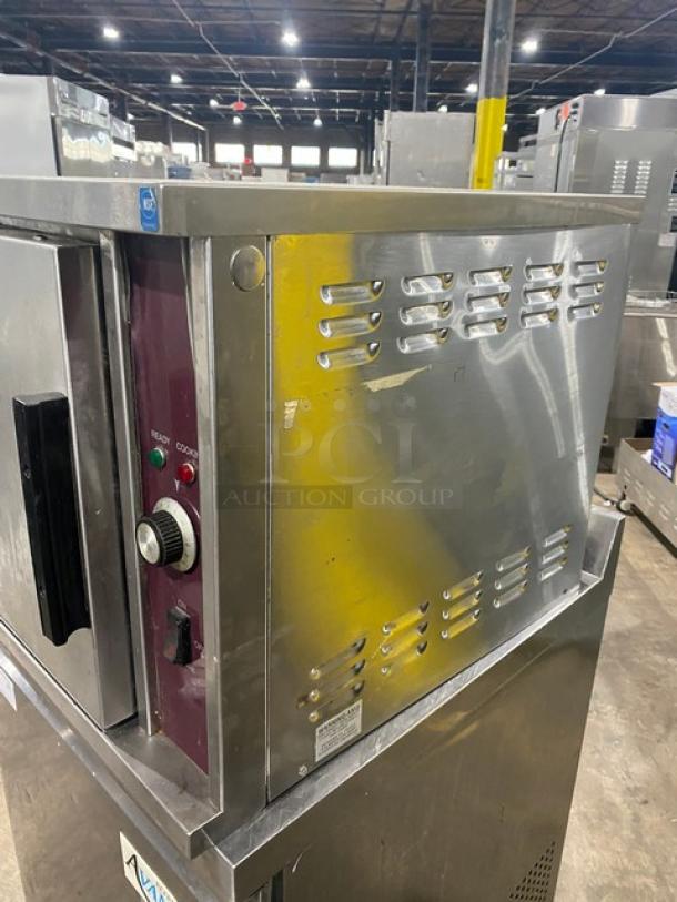 Southbend R245 stainless steel electric countertop convection steamer. Fits 5 pans. 208V 3-phase, model R24-5, SN 96237-11MM-3893.