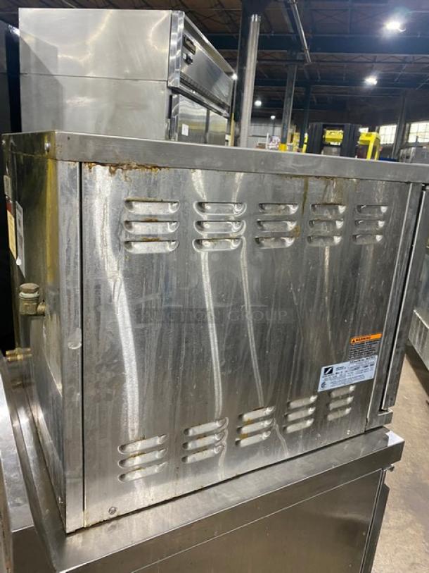 Southbend R245 commercial stainless steel electric convection steamer, 5-pan capacity, model R24-5, used condition, 208V 3-phase.