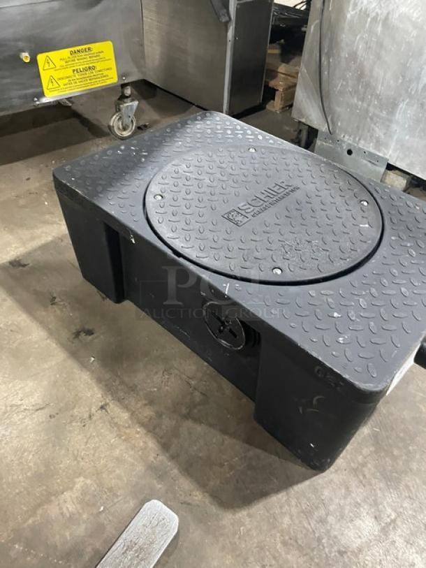 Schier Products Great Basin Series black 20 Gal. grease interceptor, model 406500105, SN 2020-0379, in excellent condition.