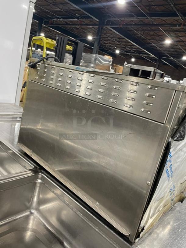 Hatco Glo-Ray GRMW-3 countertop food warmer, stainless steel, electric, 120V, lightly used condition.