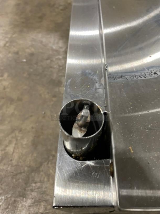 Southbend Strato Steam STRE5D steamer, stainless steel, showing countertop corner detail, electric, used condition.
