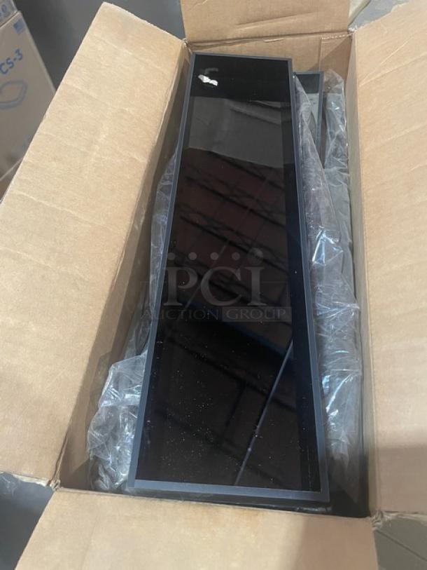 Mixed pallet of Pack N'Wood and Eco-Products commercial containers in packaging, including trays, boxes, and lids.