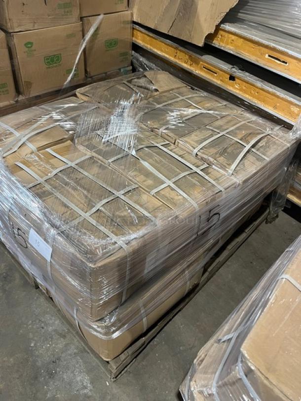 Brand new full pallet of AeroGlove biodegradable gloves, Model 3697BC, 1,200 per case. Sealed in packaging.