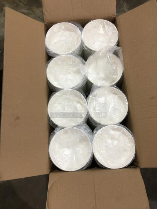 Box of Pack N’Wood 210PC480V green 16 oz round paper to-go containers. Brand new, sealed in plastic.