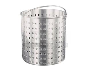 Adcraft Hyperipon3 Series 60 Qt. Aluminum perforated steamer basket with pail handle, model H3-SB54.
