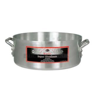 Winco AXBZ15 15 Qt. Brazier, commercial aluminum, new condition, sturdy side handles, black label indicating model.