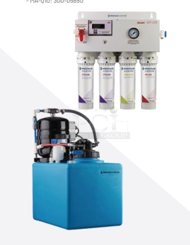 Brand new Pentair Everpure OP175/16 reverse osmosis system with 16-gallon tank, 120V, model OP175/16.