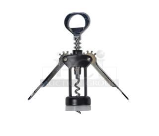 Brand new Winco Winware Series CO-701 corkscrew, zinc alloy, butterfly design, commercial use, mechanical type.