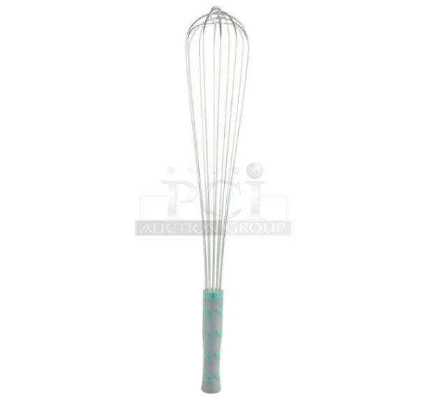 Brand new Vollrath Jacob's Pride stainless steel 20" French whip, model 47095, with nylon grip handle.