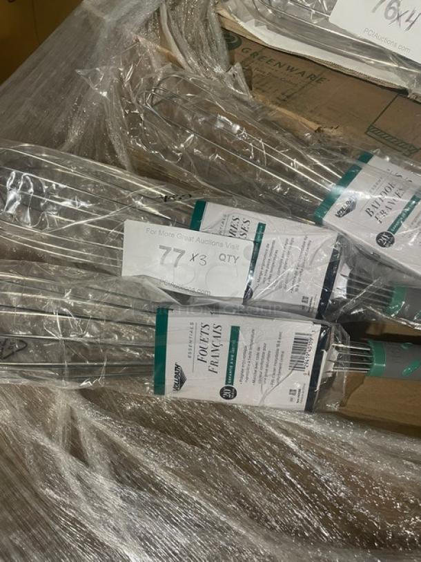 Brand new Vollrath Jacob's Pride 20" French whip, model 47095, stainless steel with nylon grip handle, in packaging.