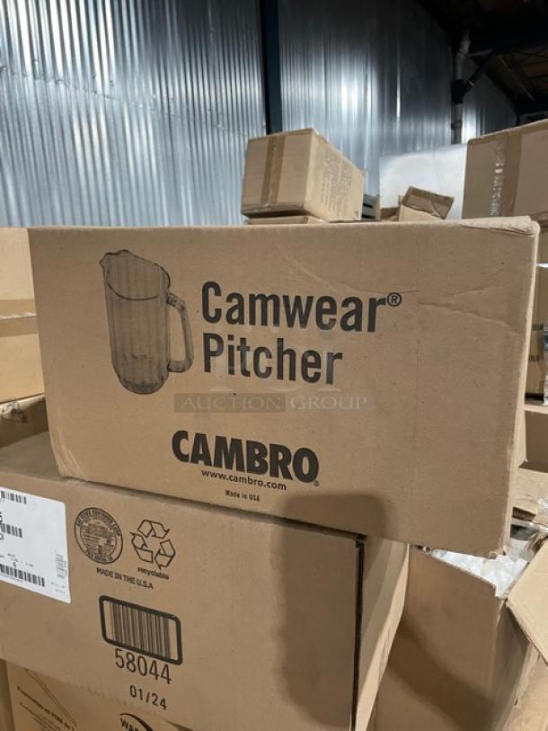 Cambro Camwear P480CW135 commercial 48 oz. clear polycarbonate pitcher in original box. Brand new condition.