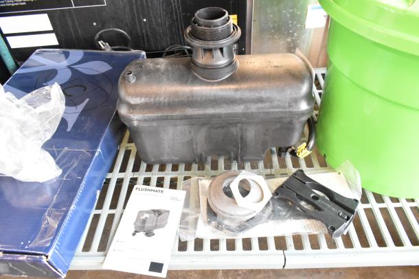 Brand new Scratch and Dent Flushmate M-101526-F3BK 503 Series 1.6 GPF Replacement System with handle kit and 3-in-1 wrench.