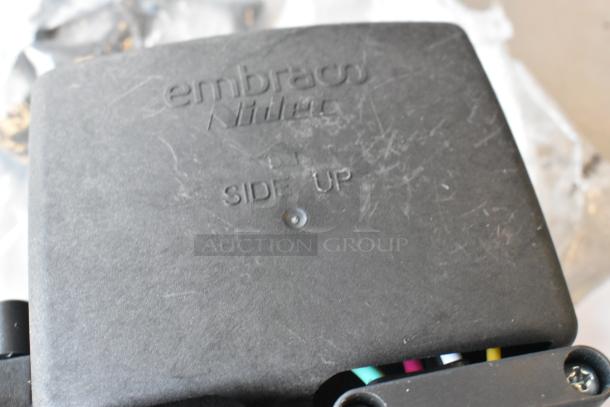 BRAND NEW scratched Avantco 19386615 Compressor Components Kit for VOA-70 models, marked "Embraco", "SIDE UP".