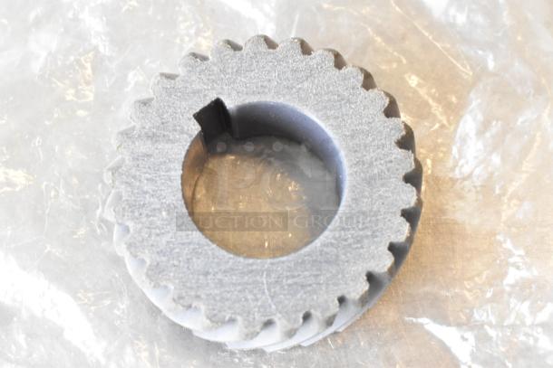 Heavy-duty metal gear part, brand new, part of H91DA-13 Unit, minimal damage. Ideal for machinery repair.