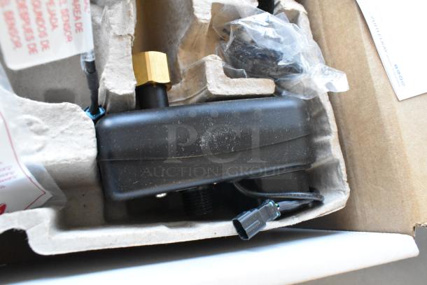 3 New Zurn ZG6955 Faucets, slight scratches, original packaging. Includes installation parts and instructions.