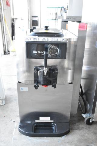 Taylor C709-27 Stainless Steel Commercial Countertop Air Cooled Single Flavor Soft Serve Ice Cream Machine. 208-230 Volts, 1 Phase. - Item #1199681