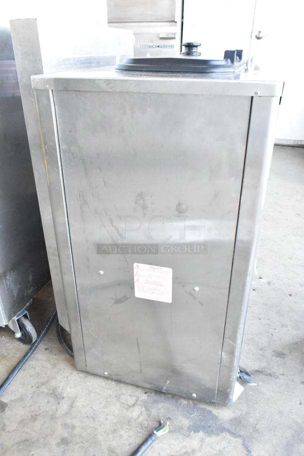 Taylor C709-27 stainless steel soft serve machine, single flavor, air-cooled, 208-230V, 1 phase, commercial countertop model.