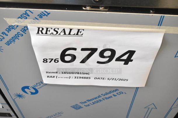 Beverage-Air DD78HC-1-S stainless kegerator, new, scratch and dent, double tap, 4 keg capacity, 115V, resale tag 8766794.