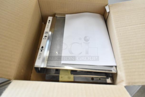 Brand new Blodgett BLCT6E/CSII CPE 1.06 HE1 combi convection oven in box with stacking kit, stainless steel.