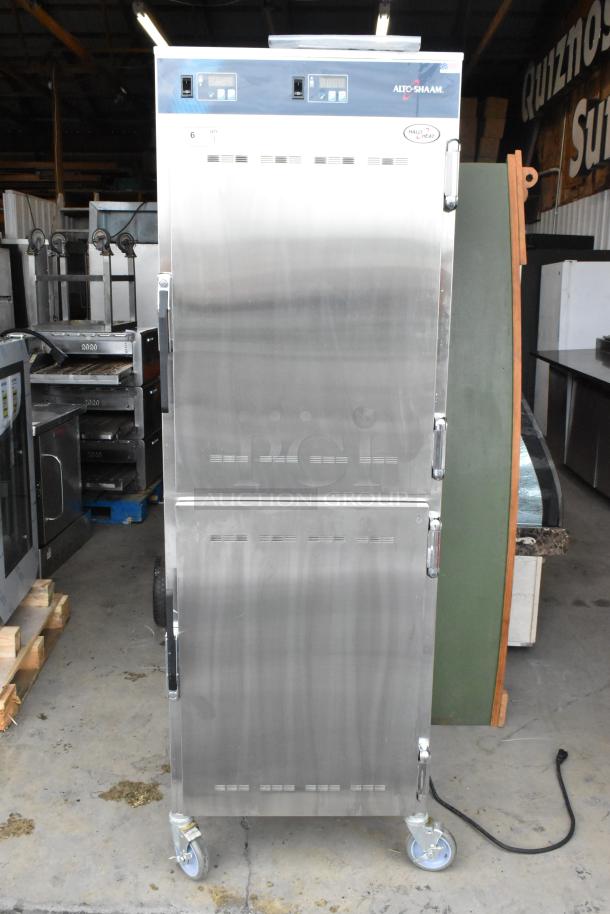 2022 Alto Shaam 1200-UPS stainless steel heated holding cabinet on casters, 120V, 1 phase, excellent condition.