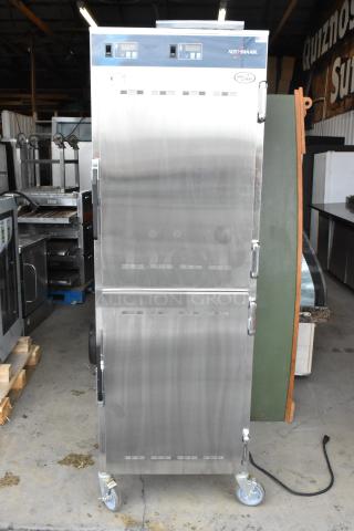 2022 Alto Shaam 1200-UPS stainless steel heated holding cabinet on casters, 120V, 1 phase, excellent condition.