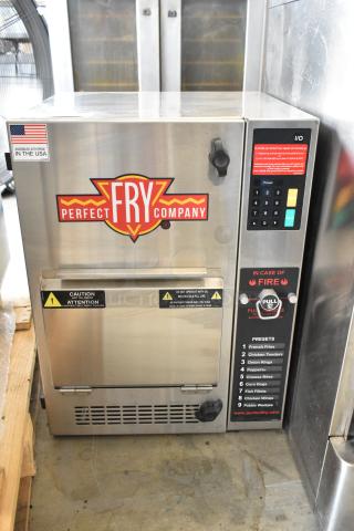 Perfect Fry Company PFC570 ventless fryer, stainless steel, electric, 208V, 1 phase, excellent condition with control panel.