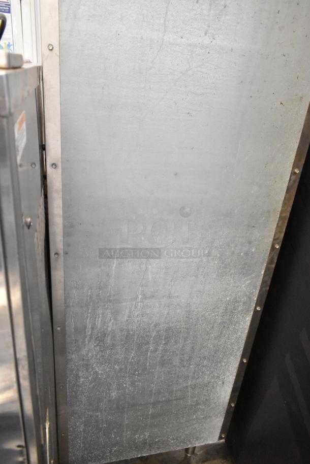 Town SM-24-R-SS-P Stainless Steel Commercial Propane Chinese Smoker, upright design, sturdy construction, used condition.