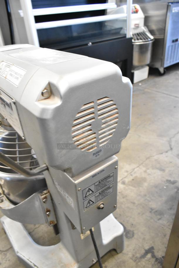 2019 Omcan SP200A 20 Qt. Planetary Dough Mixer with stainless steel bowl, bowl guard, and whisk. 115V, 1 Phase. Minor wear.