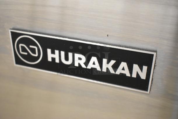 2024 Hurakan HKN-FXF40A/US Stainless Steel Commercial Deep Fat Fryer, Natural Gas, 90,000 BTU, on Casters.