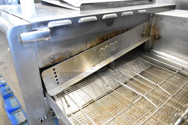 2017 Turbochef HhC2020 rapid cook conveyor oven, stainless steel, electric, used condition, model number "2020" visible.