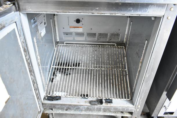 Beverage Air WTR27A-24 undercounter cooler, stainless steel, single door, on casters, used condition, 115V, 1 phase.