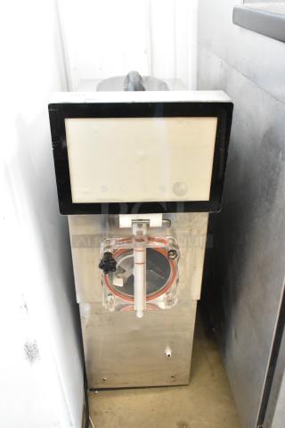 Vevor XRJF-11 stainless steel commercial slushie machine, single flavor, countertop model, 115V, 1 phase, excellent condition.