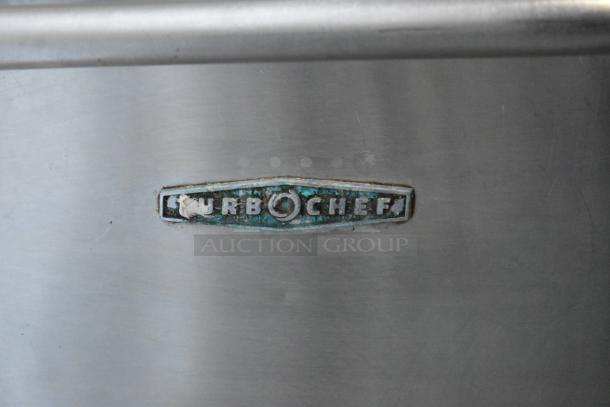Turbochef NGC stainless steel rapid cook oven, electric, 208/240V, 1 phase, commercial countertop model. Logo visible.