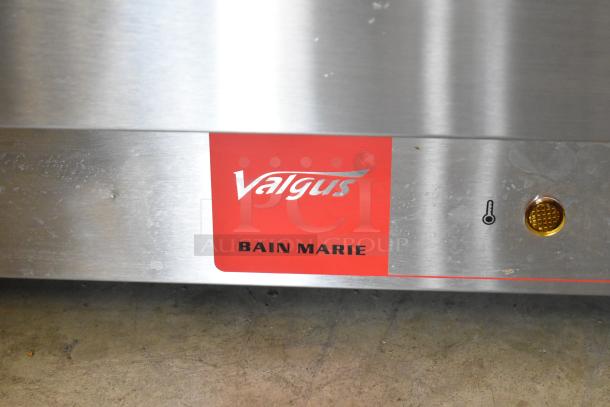 Valgus BBM-7L-2W Bain Marie, stainless steel, commercial countertop, 120 volts, 1 phase, with temperature gauge.