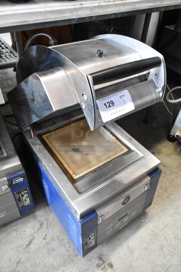 Electrolux HSPPAN Metal Commercial Panini Press, 208V, 1 Phase, countertop model, used condition.