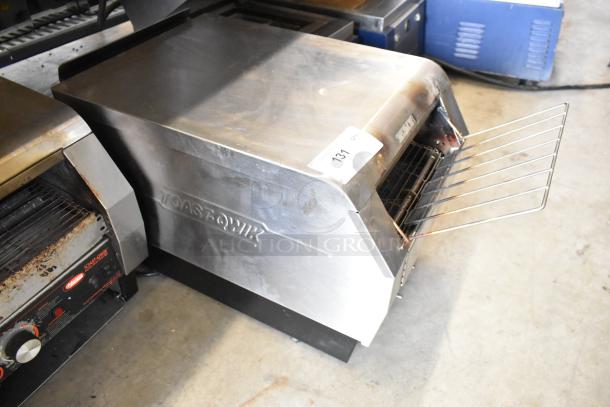 Hatco TQ-800HBA Toast Qwik stainless steel conveyor toaster oven. Visible markings, 208V, 1 phase, used condition.