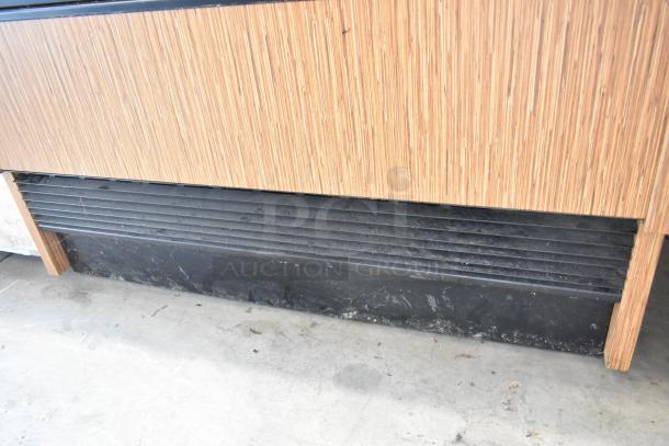 Structural Concepts HMO3936R.4243 Open Merchandiser, wood finish, metal vent, 120V, 1 Phase, commercial use.