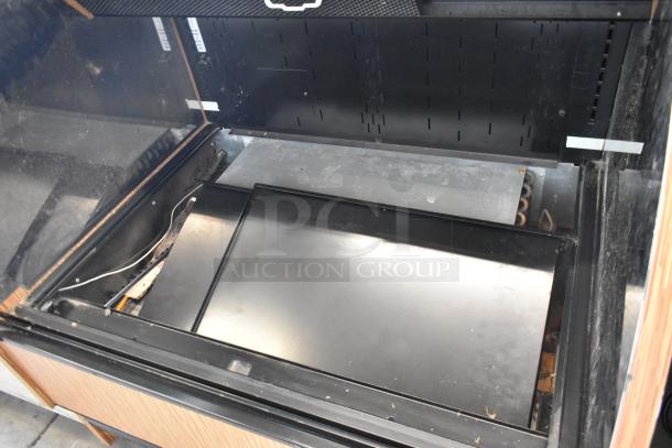 Structural Concepts HMO3936R.4243 open grab n go merchandiser, metal, commercial-grade, 120V, 1 phase, visible wear.
