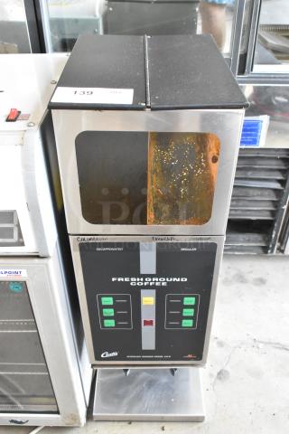 Curtis ILGD-10 Stainless Steel Commercial Countertop Coffee Bean Grinder. 120 Volts, 1 Phase. - Item #1200272