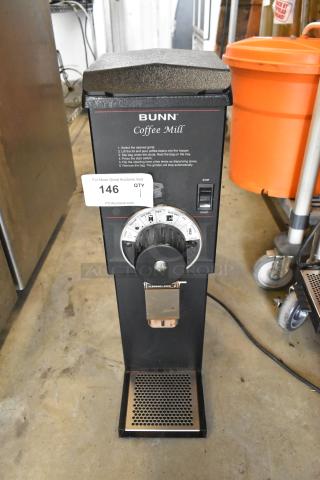 Bunn G3 HD Metal Commercial Countertop Coffee Bean Grinder. 120 Volts, 1 Phase. - Item #1200279