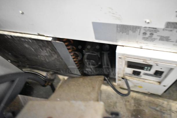 Structural Concepts HV38RSS open merchandiser, metal, floor style. Displays internal components and wiring. 120V, 1 Phase.