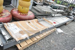 Brand new Magliner SR2416 2400 Series 16' Slider Ramp, scratch and dent, visible label, sturdy metal construction.