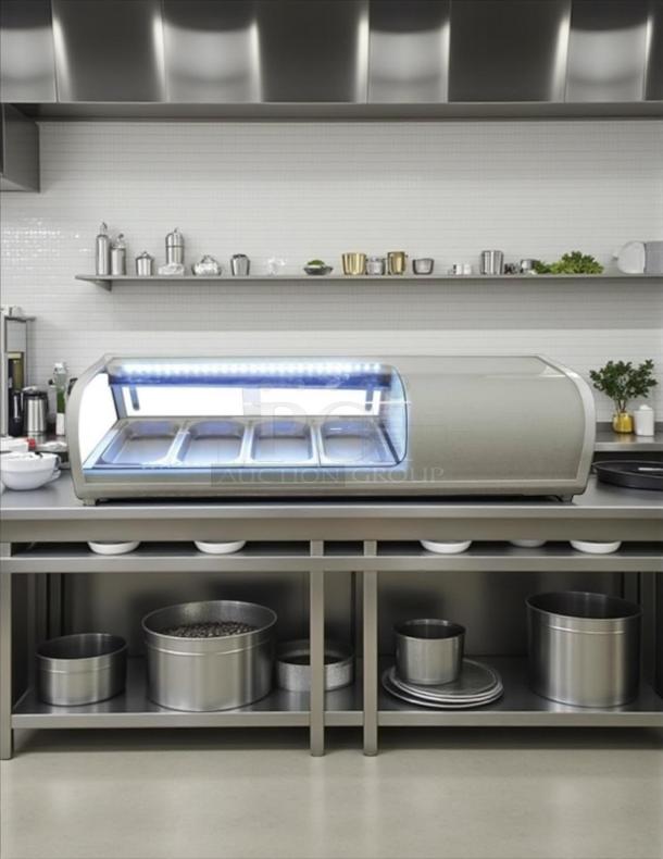 Omcan RS-CN-0042S 46-inch sushi showcase, 42L capacity, excellent condition, 115v, tested and working.