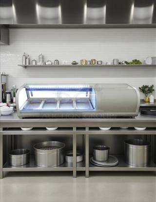Omcan RS-CN-0042S 46-inch sushi showcase, 42L capacity, excellent condition, 115v, tested and working.