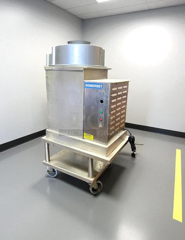 Somerset SDR-400 Heavy Duty Dough Rounder, stainless steel, tested and working, visible Somerset logo, 115v.
